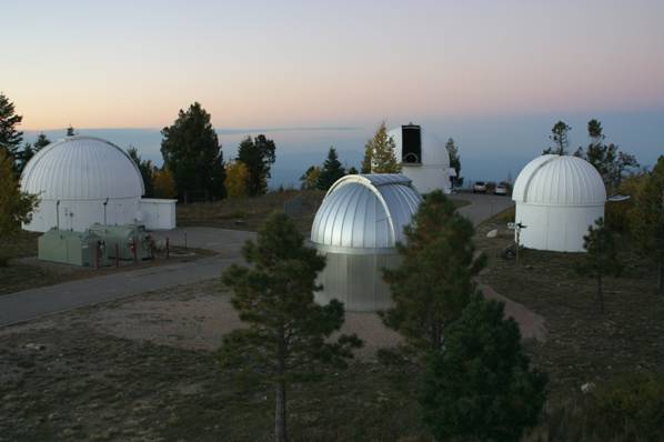 Telescope panorama at the summit of Mt. Lemmon. Telescope panorama at the summit of Mt. Lemmon.