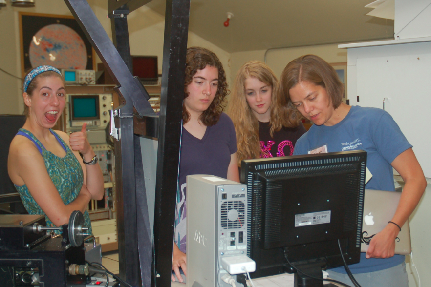 Observing solar activity with the McMath-Pierce solar telescope Astronomy Camp 2014: Continuing to inspire through authentic exploration.