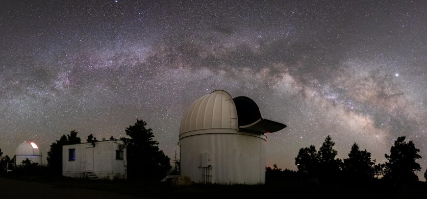 Milky Way from the summit of Mt. Lemmon. (Courtesy: Evan Brorby) Milky Way from the summit of Mt. Lemmon. (Courtesy: Evan Broby)